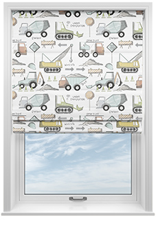 Tinker Town, Technicolour - Twist&Fit Roman Blind